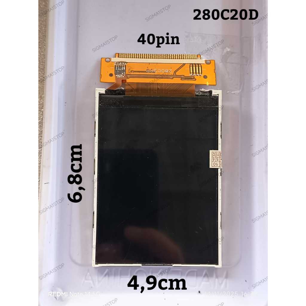 NOKIA N96 REPLIKA 280C20D LCD UNIVERSAL 40 PIN LAYAR SCREEN LCD HP JADUL