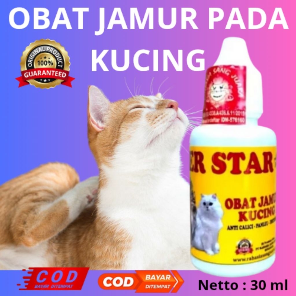 SUPER STAR – Obat Jamur Kucing Tetes 30ml