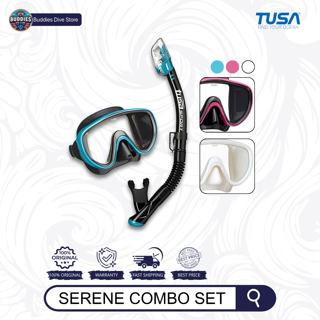 TUSA Snorkeling Set Serene - Combo Set Snorkeling