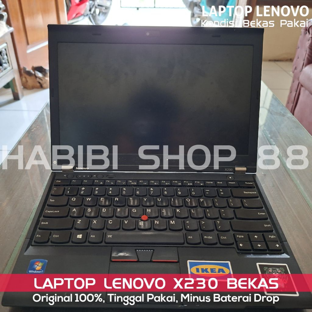 BEKAS - Laptop Second Legendaris Lenovo Thinkpad X230 Bekas Pakai Minus Baterai Drop jadi Harus Colo