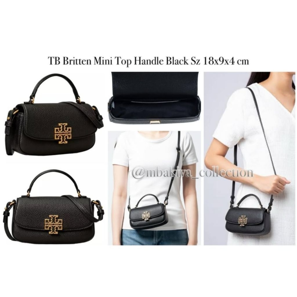 TB Britten Mini Top Handle Black