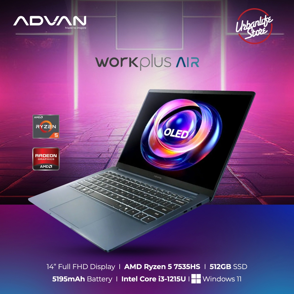 Advan Workplus Air Ryzen 5 7535HS 16GB 512GB W11