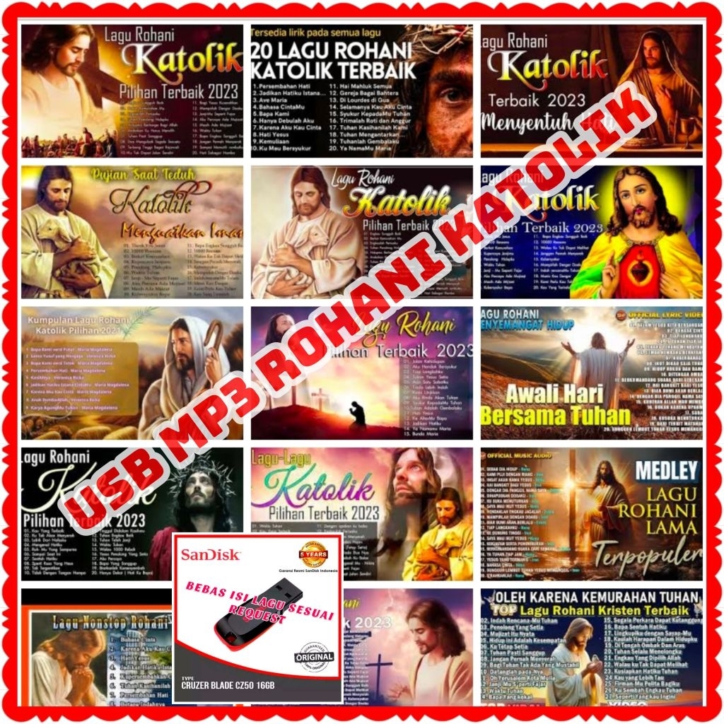 FLASHDISK USB FULL LAGU ROHANI KATOLIK-LAGU ROHANI KATOLIK MP3-LAGU ROHANI KATOLIK-TOKO ROHANI KATOL