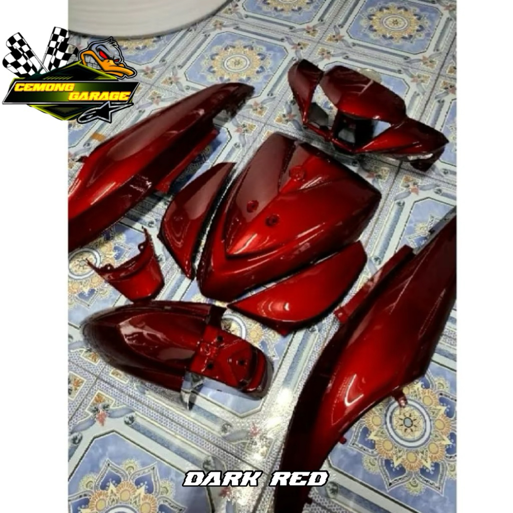 Cover body halus fullset sepeda motor mio j 2012-2014 warna custome