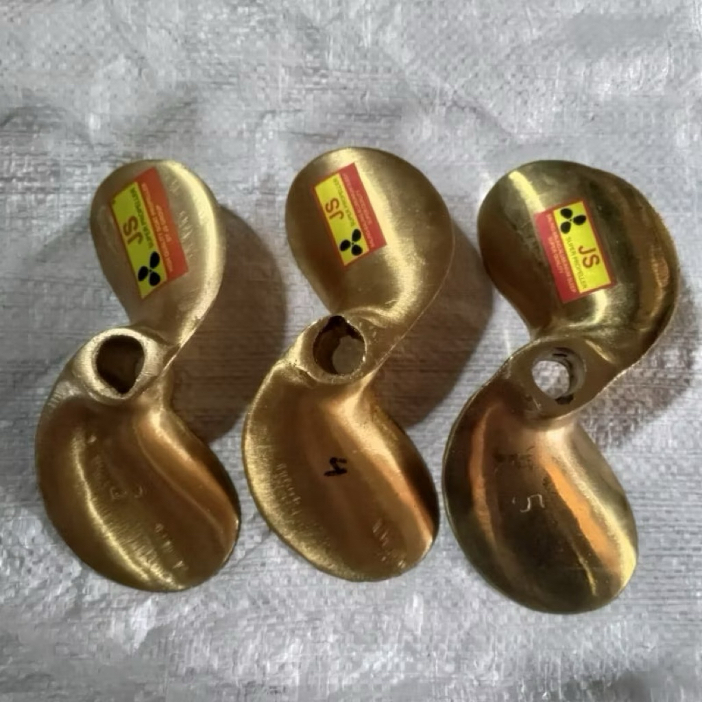 kipas perahu kuningan propeller baling baling prahu kapal