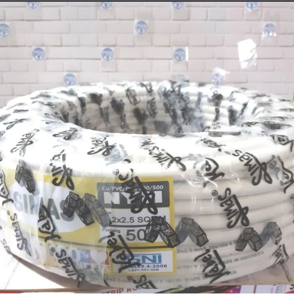 Kabel Simas 2 x 2.5 Nym per meter