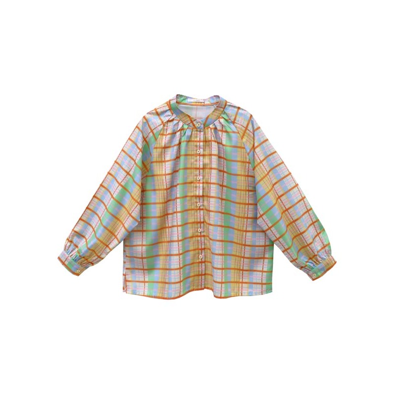 Nadjani Ozela x JFW 2025 Kemeja Atasan Wanita Bahan Katun Toyobo