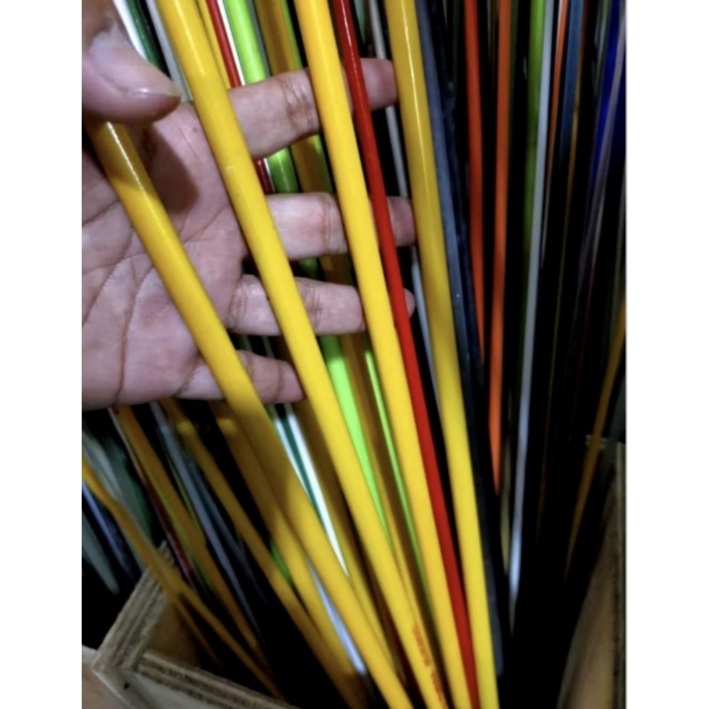 Ready Fiber joran pancing kaku lentur UK 150 cm siap pakai mancing