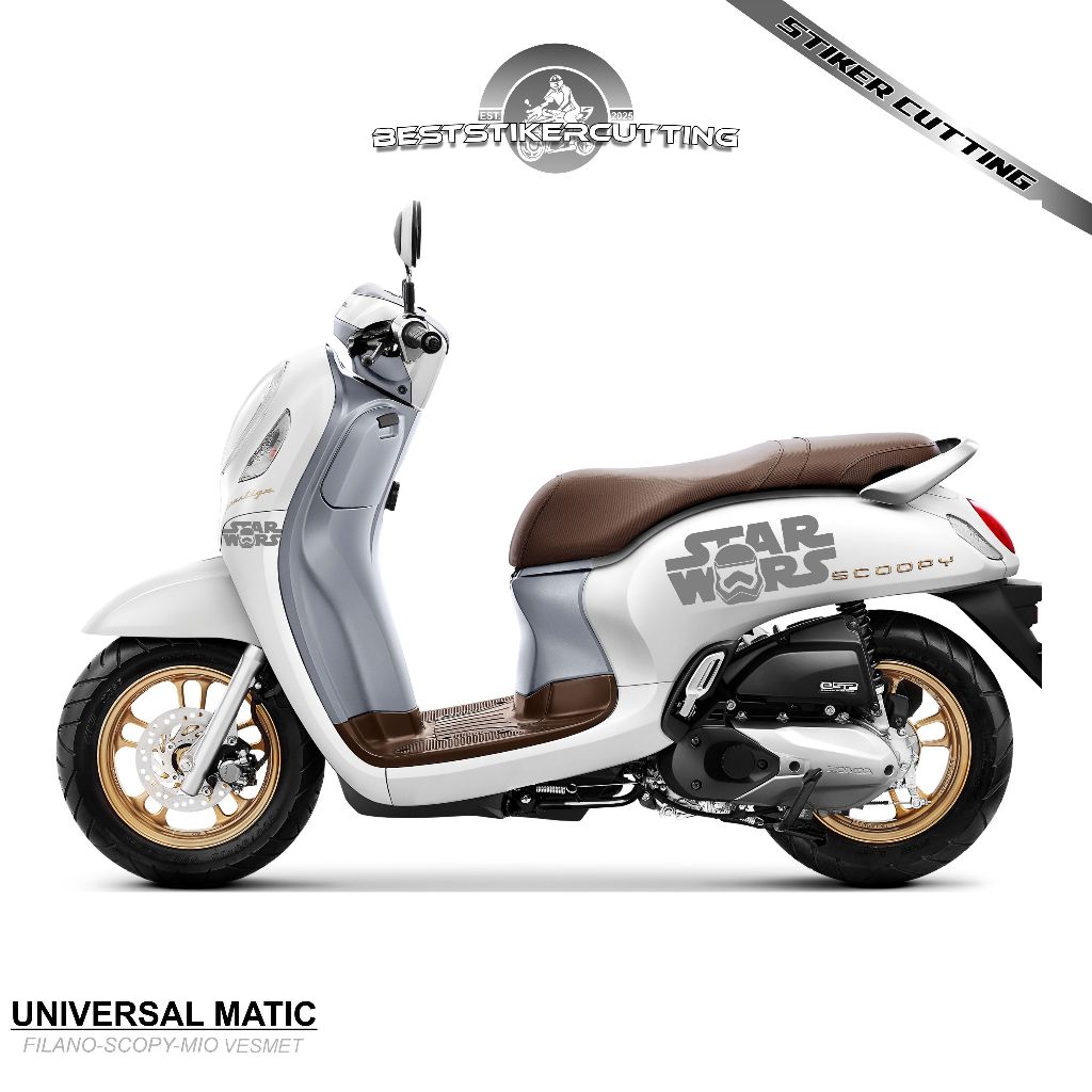 STICKER CUTTING UNIVERSAL MATIC MIF 03/STRIPING ALL MATIC SIMPEL/STIKER MOTOR/LOGO RR/SKOTLET/STOCK 