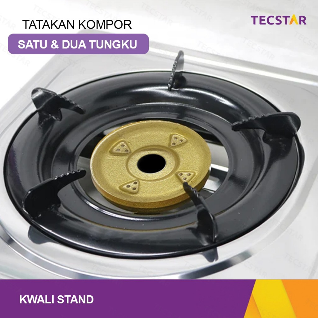 TECSTAR Dudukan Tungku Kompor Kwali Stand Tungku Kompor Satu dan Dua Tungku