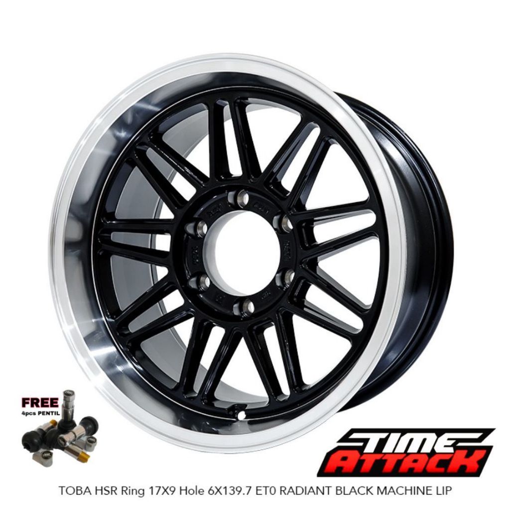 Velg Mobil Pajero Ring 17 HSR WHEEL Tipe Toba Velg Hsr R17