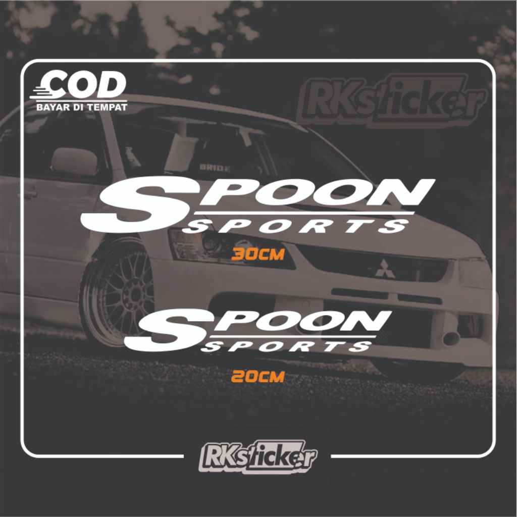 Cutting stiker Spoon sprorts jdm viral
