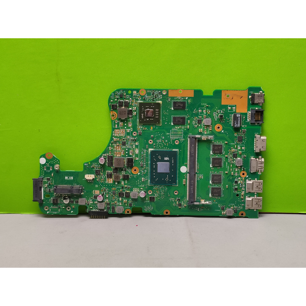 ET24 MBR-AS-7 (BACA DESKRIPSI) MOTHERBOARD MOBO LAPTOP ASUS X555B X555QG MAIN BOARD REV. 2.0