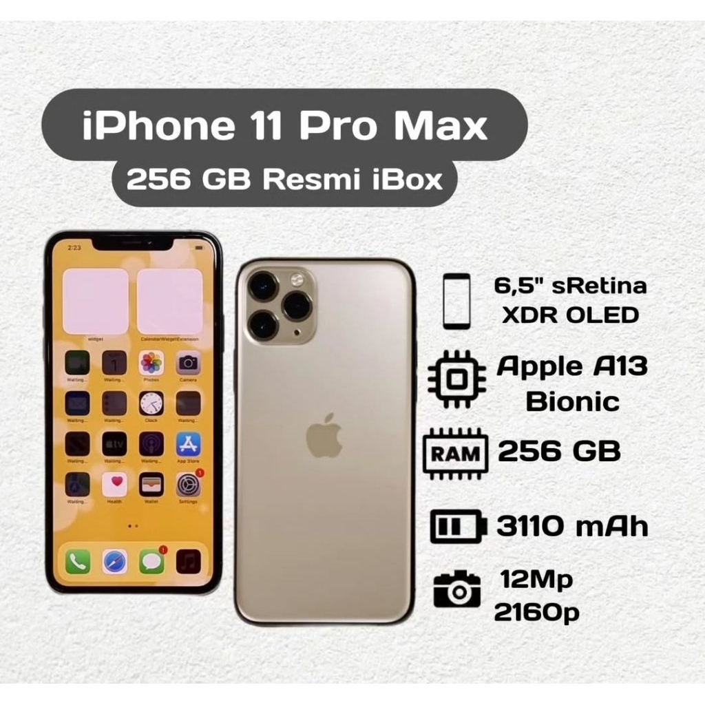 Apple iPhone 11 Pro Max 256 GB Resmi iBox