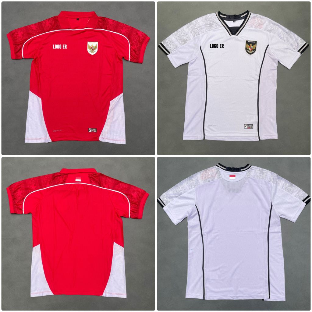 Jersey Timnas Indonesia 2025 Logo Bordir Baju Bola Timnas Indo Kaos Bola Indonesia Jersey Nobar Kaos