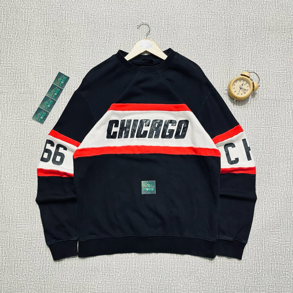 Crewneck NBA Chicago Bulls Brand Original 095 Size L | Tracktop | Jacket | Bomber | Hoodie | Outdoor