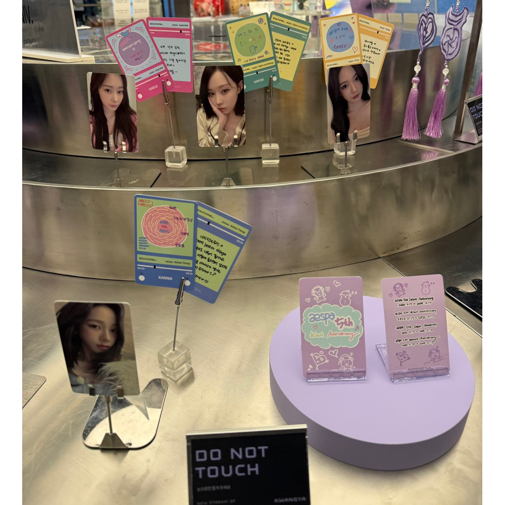 [PRE ORDER] MD LUCKY CARD 5TH ANNIVERSARY AESPA KARINA GISELLE WINTER NINGNING OFFICIAL MURAH