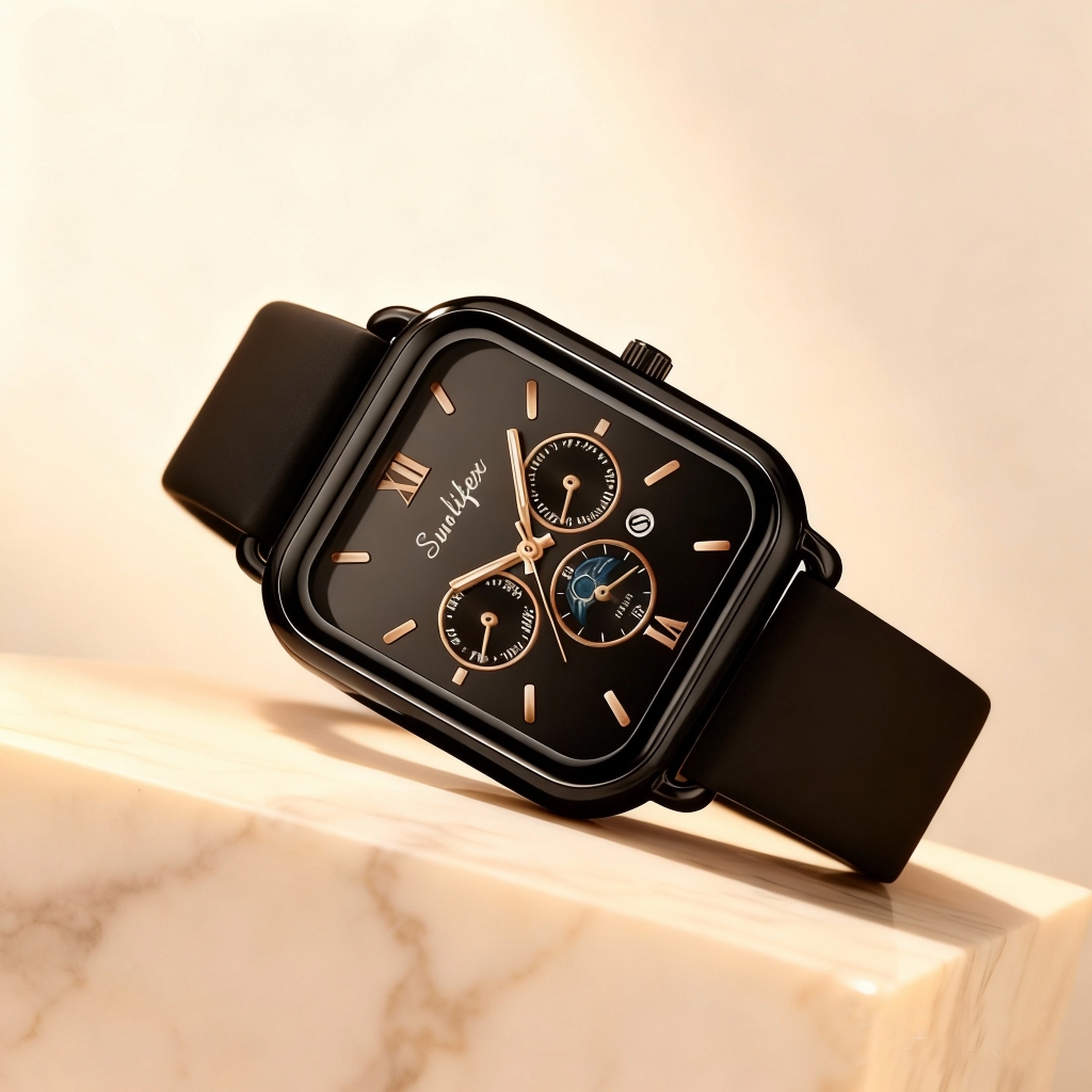 Jam Tangan Wanita Korea Elegan Kuarsa Bercahaya Original Tali Silikon Jam Tangan Cewek