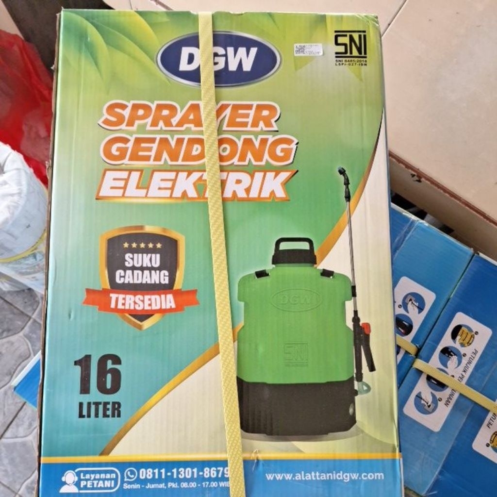 Alat Sprayer DGW Gendong elektrik 16 liter Alat Penyemprotan Elektrik DGW 16 liter