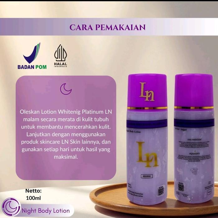 LN Lotion Kelupas| HB Kelupas| Paket Siang Malam| HB Dosting BPOM ORIGINAL LN LOTION KELUPAS HB DOST