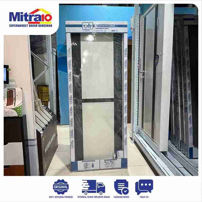 Pintu PVC TIDY WMNS 802 80x200cm + Handle