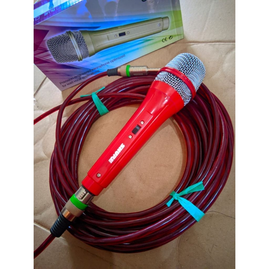 mic kabel panjang kabelnya 10meter