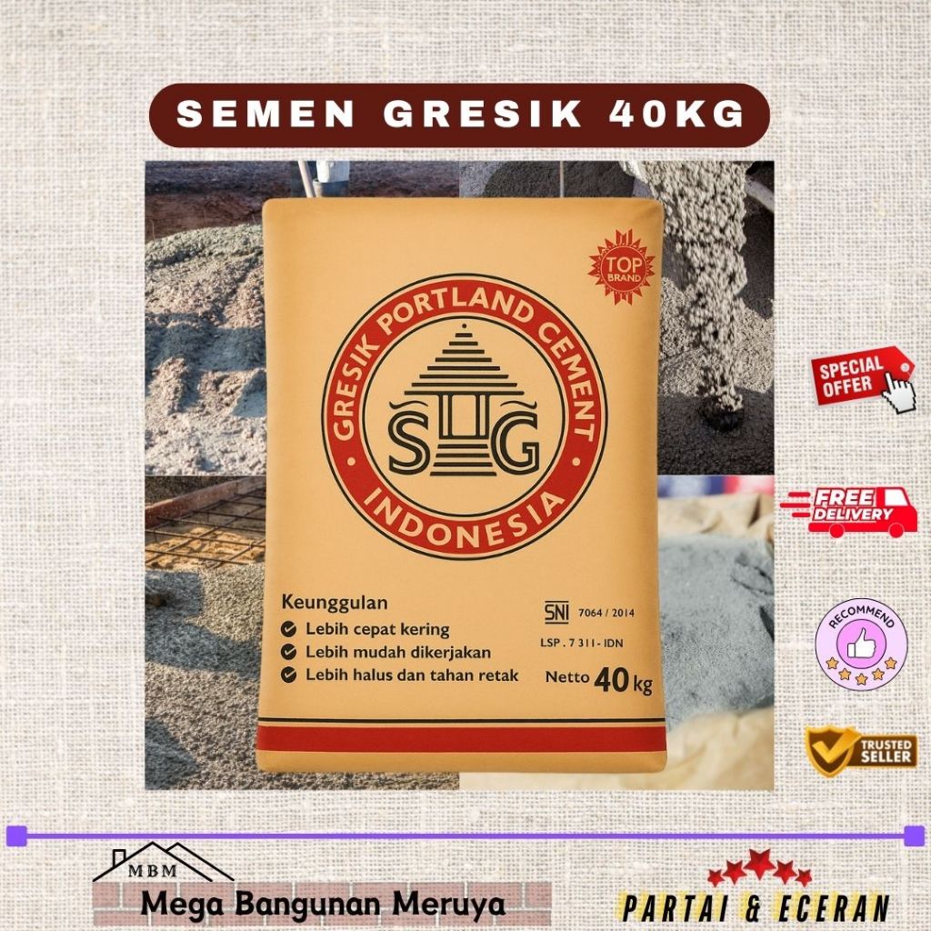 Semen Gresik 40Kg |50 Sak