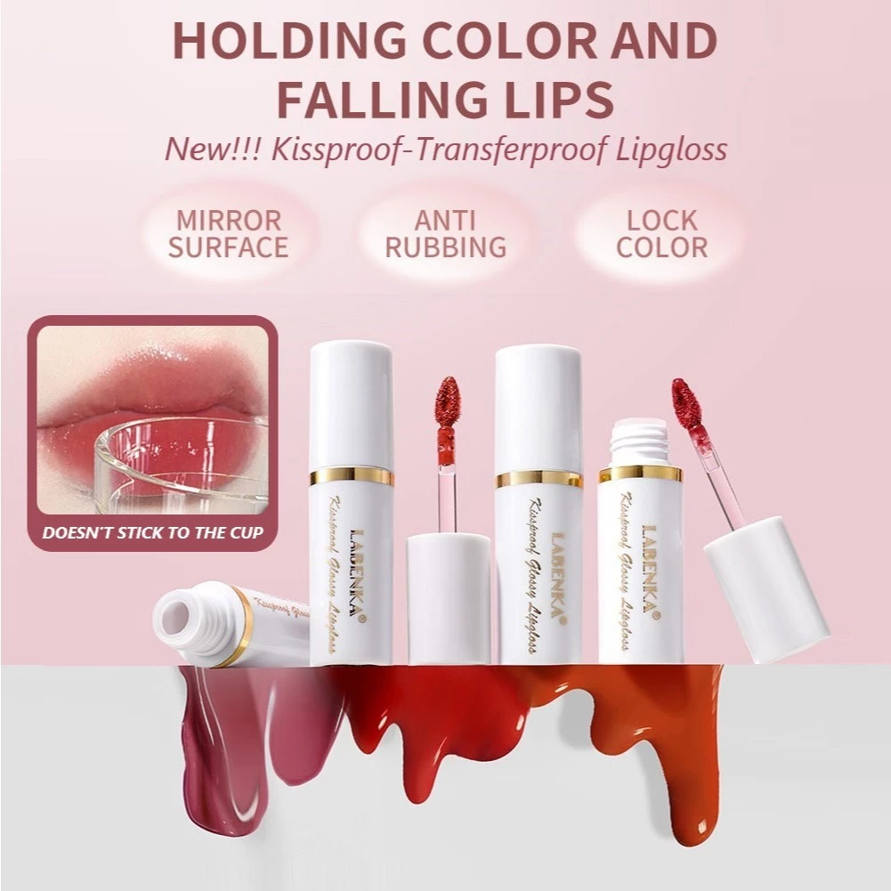 Kissproof-Transferproof Glossy Lipgloss LBK-L01