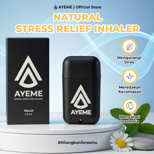 AYEME Inhaler Anxiety Stres Depresi Atasi Kecemasan Overthinking Menenangkan Ketegangan Mental