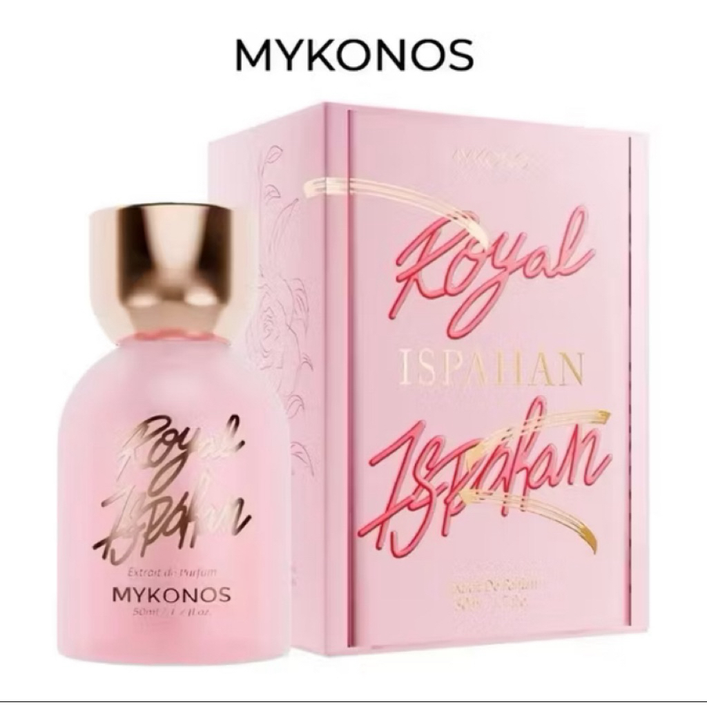 [READY TERMURAH] PARFUM VIRAL MYKONOS ROYAL ISPAHAN, PINK BEACH, APHRODITE, BONFIRE VANILA, PARADISE