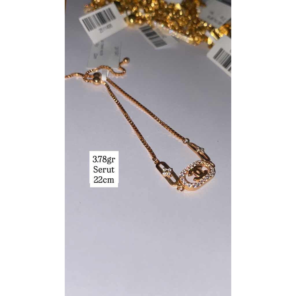 gelang serut perak 925