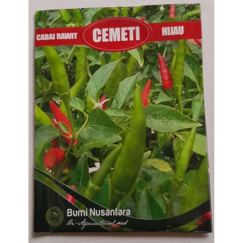 benih CABE RAWIT CEMETI  buah tegak hijau 10 gr