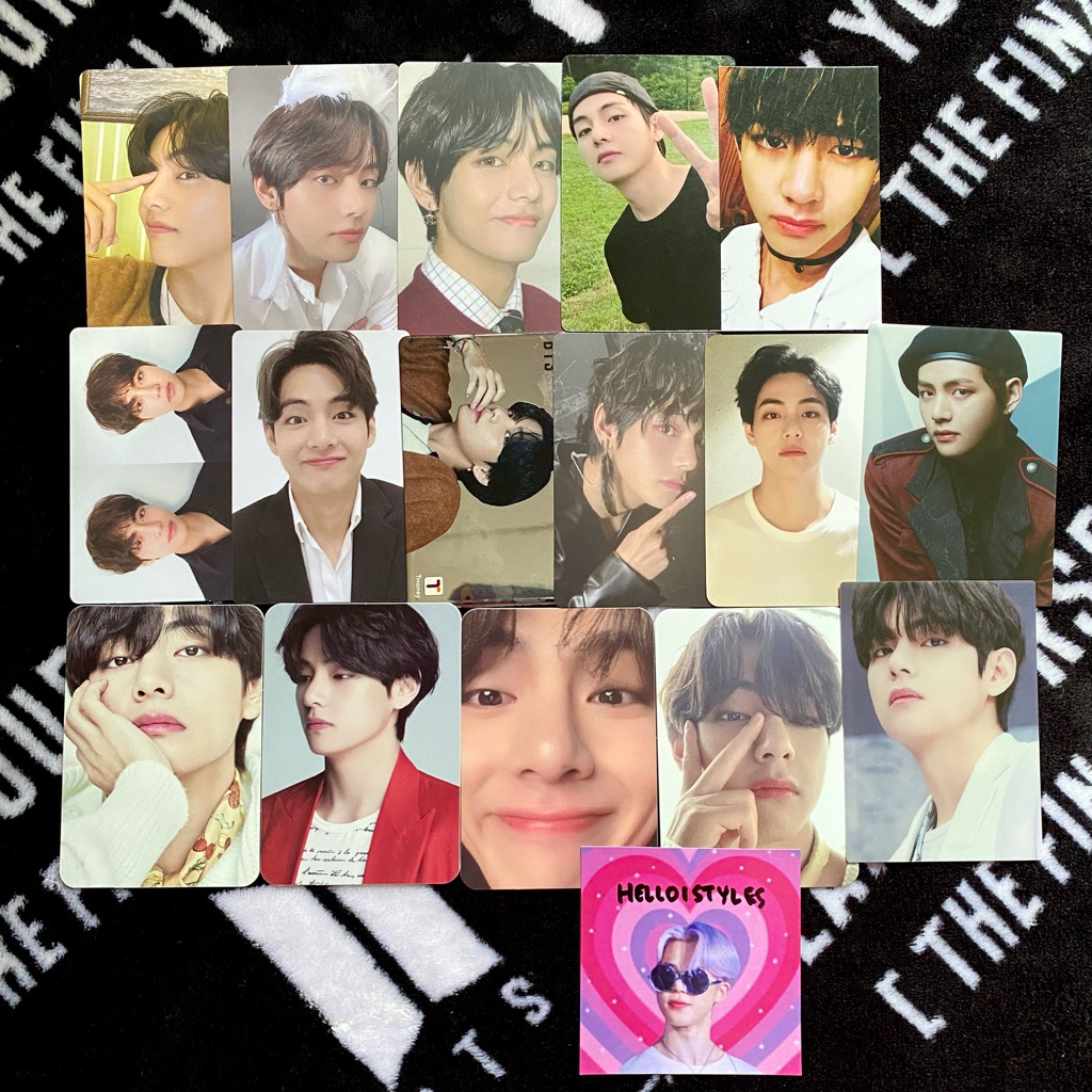 (2/4) Photocard Taehyung BTS V Official Album HYYH YNWA BE MOTS 7 LYS Tear Dilan BTS World Digicode 