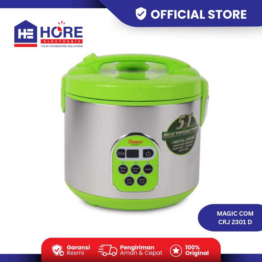COSMOS MAGIC COM RICE COOKER PENANAK NASI DIGITAL 2 LITER CRJ 2301 D