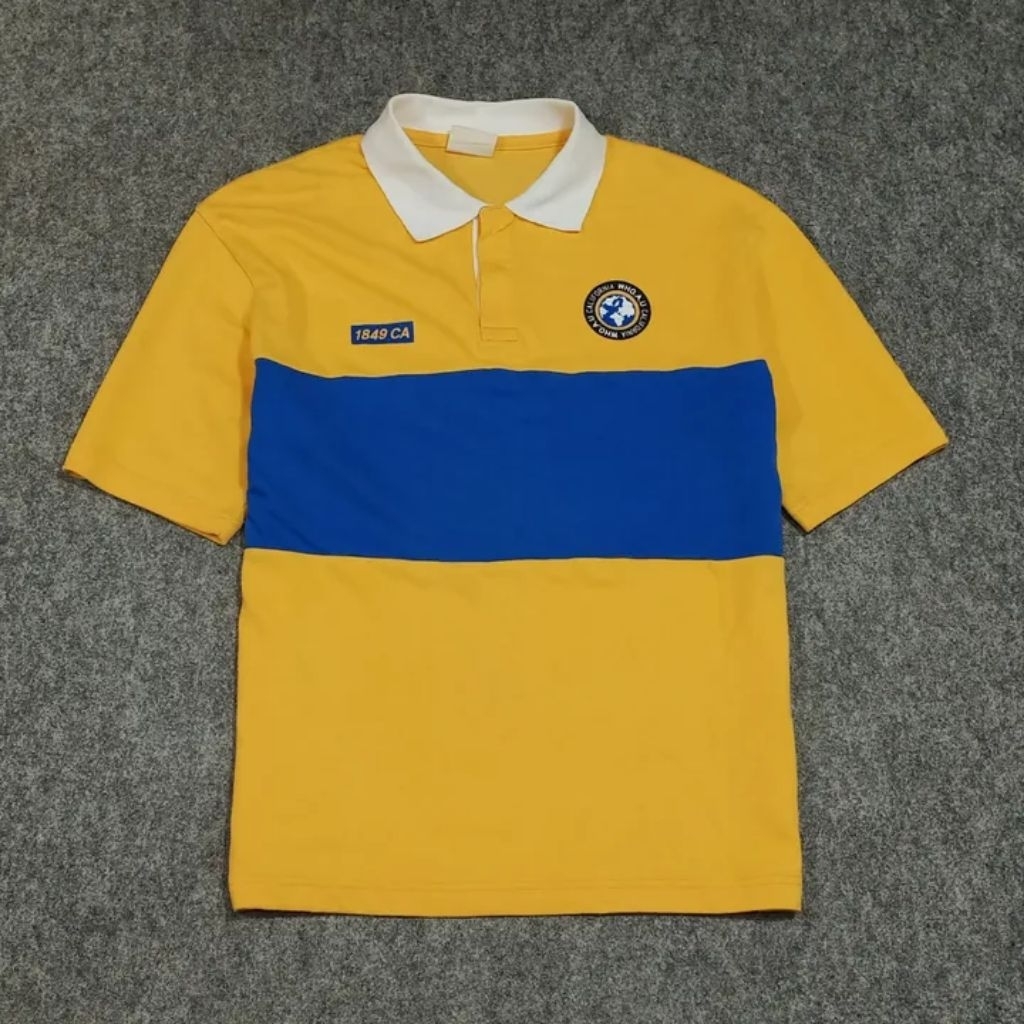 polo shirt pria lengan pendek WHO.A.U size L second