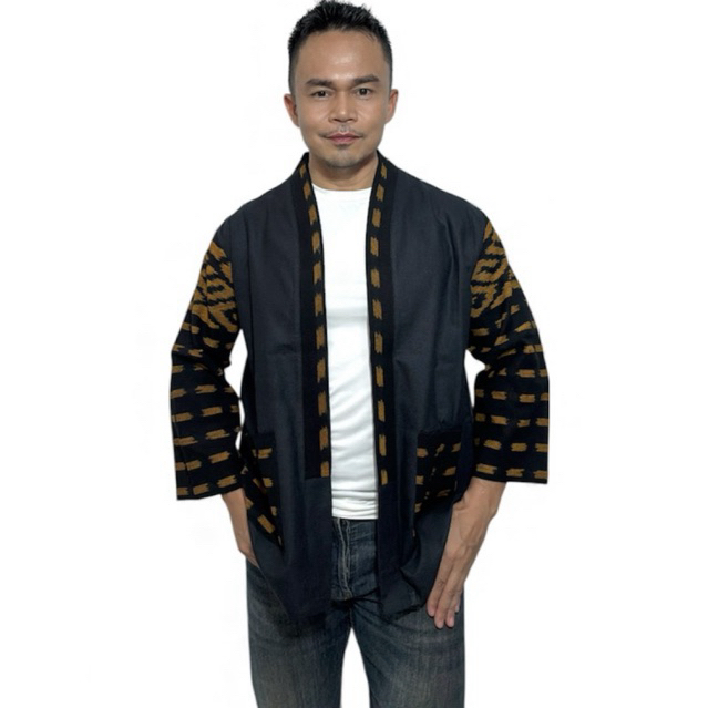 outer pria tenun ikat