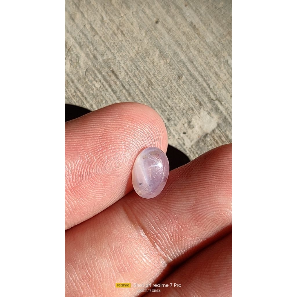 Natural batu light purple star sapphire srilangka 1.80cts
