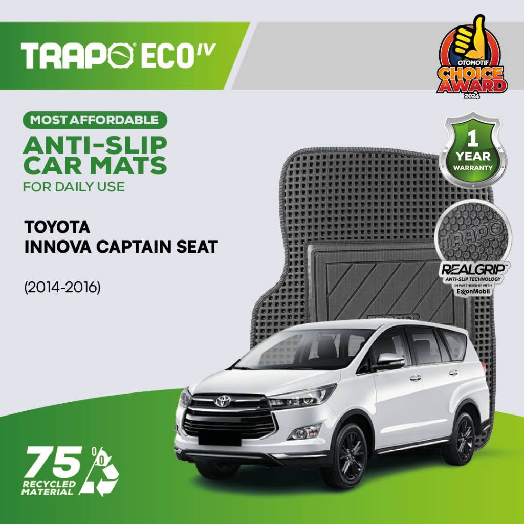 Karpet Mobil Trapo Eco IV Toyota Innova (2014-2016) Captain Seat
