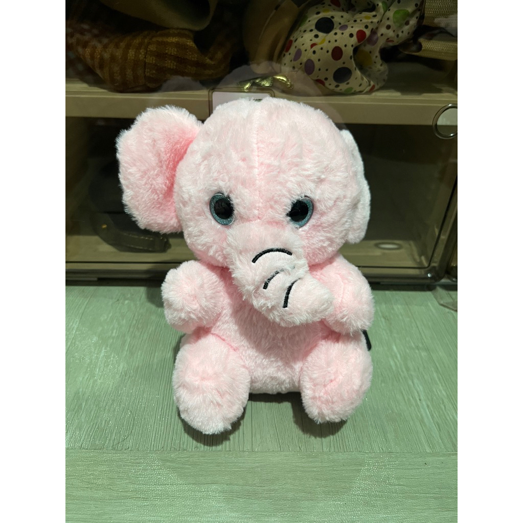 BONEKA GAJAH PINK LUCU  DARI MESIN CAPIT KKV OH SOME(TERMURAH)