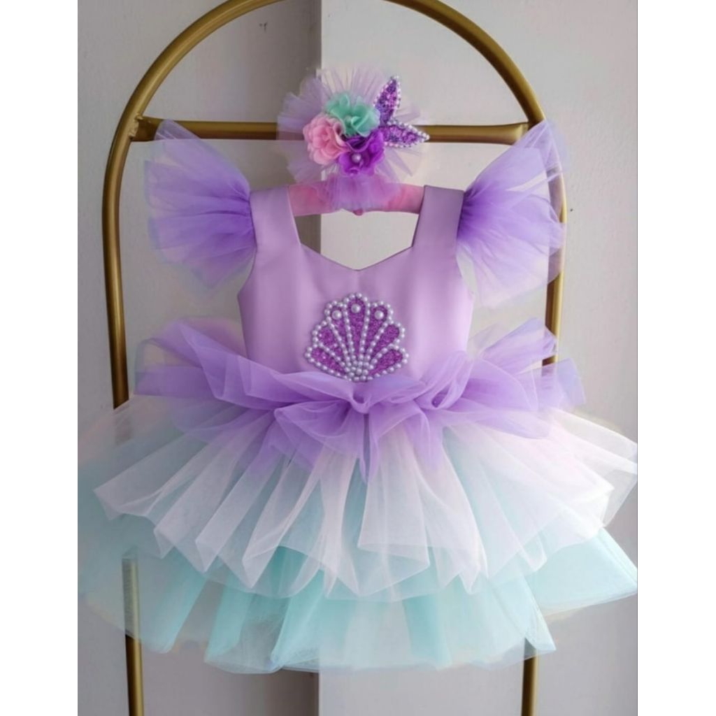 baju mermaid anak perempuan realpict