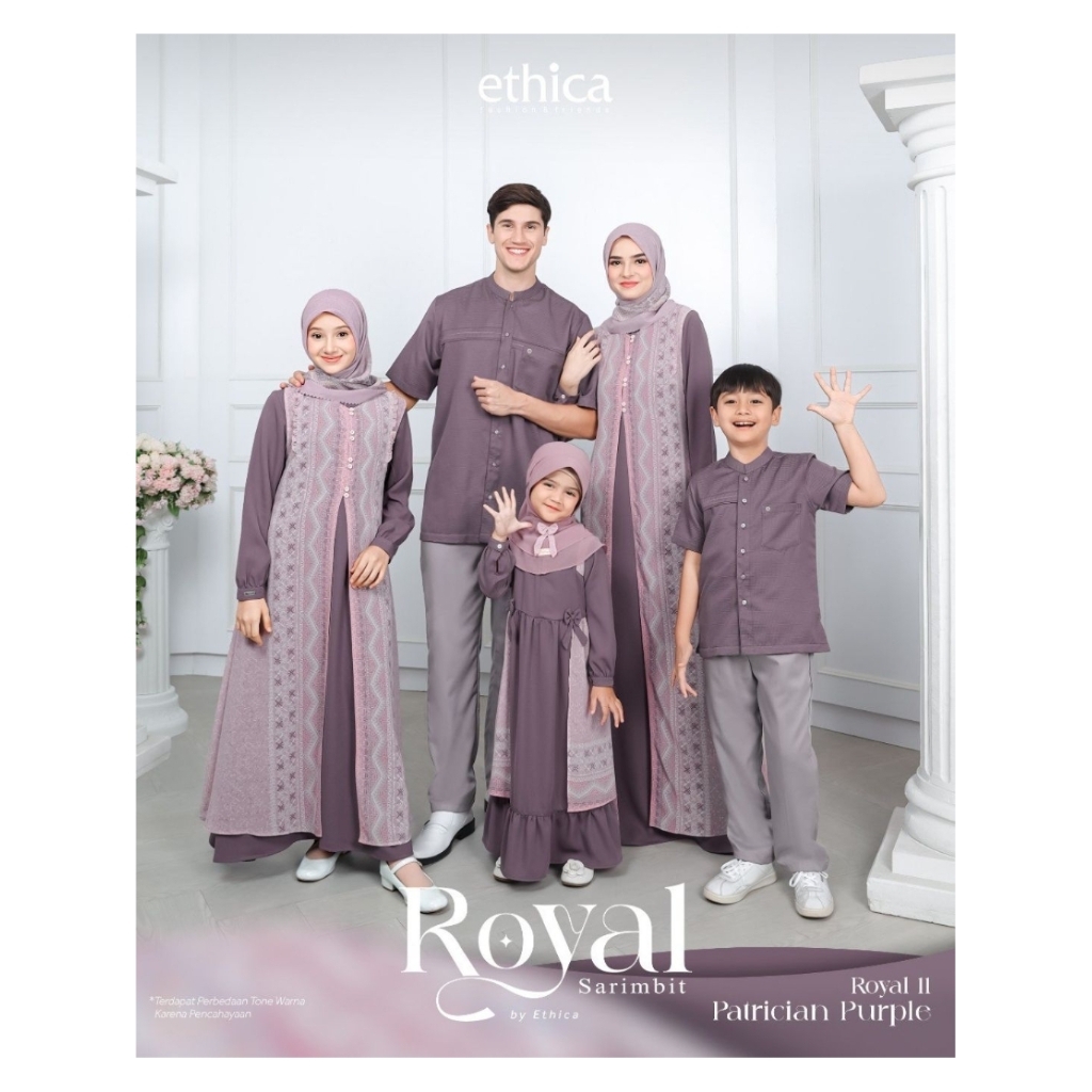 PROMO TERMURAH SARIMBIT ETHICA ROYAL 11 PATRICIAN PURPLE//GAMIS KAGUMI 304//GAMIS ANAK KAGUMI KIDS 1