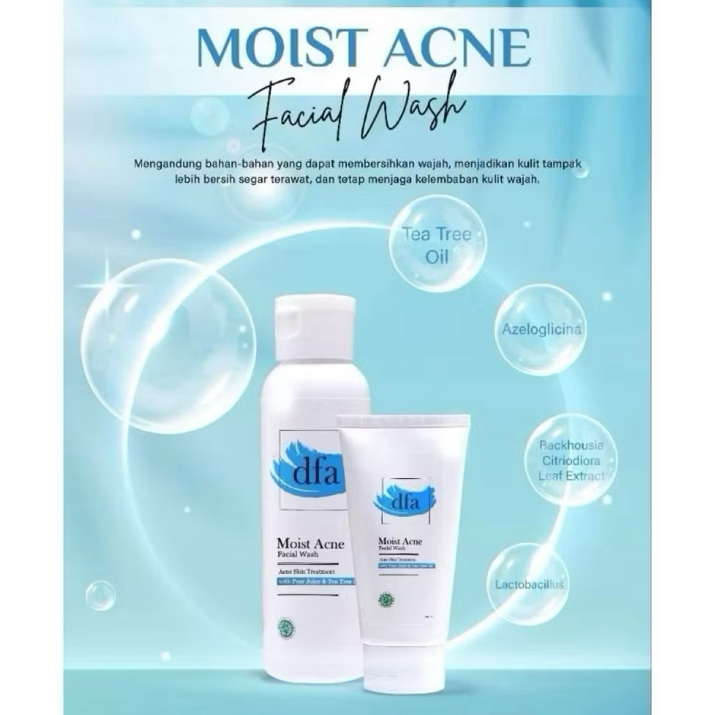 DFA MOIST ACNE FACIAL WASH