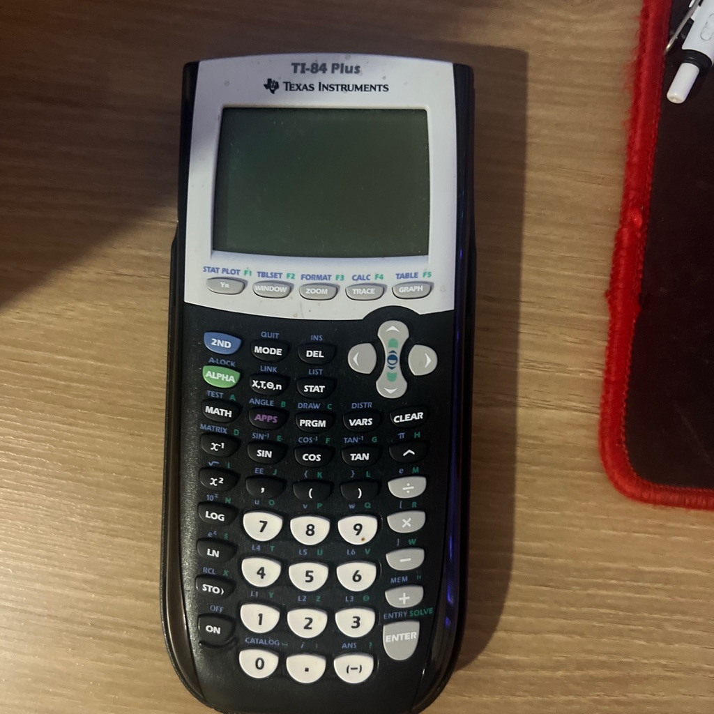 TI-84 Plus Texas Instruments Graphic Display Calcultor