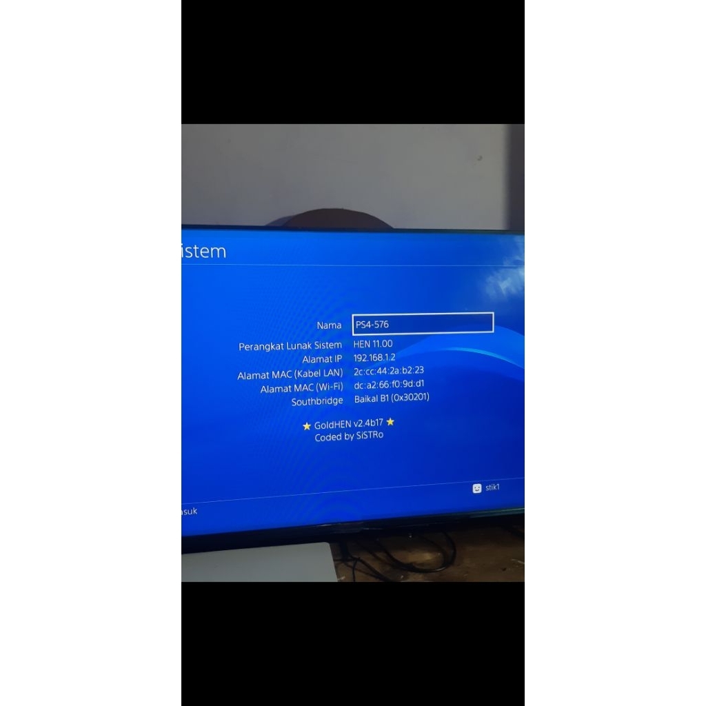 PS4 HEN SERI 22 500 GB