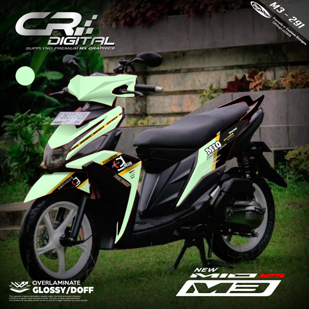 Stiker Mio M3 Decal Mio M3 / Mio Z / Mio 125 Fullbody