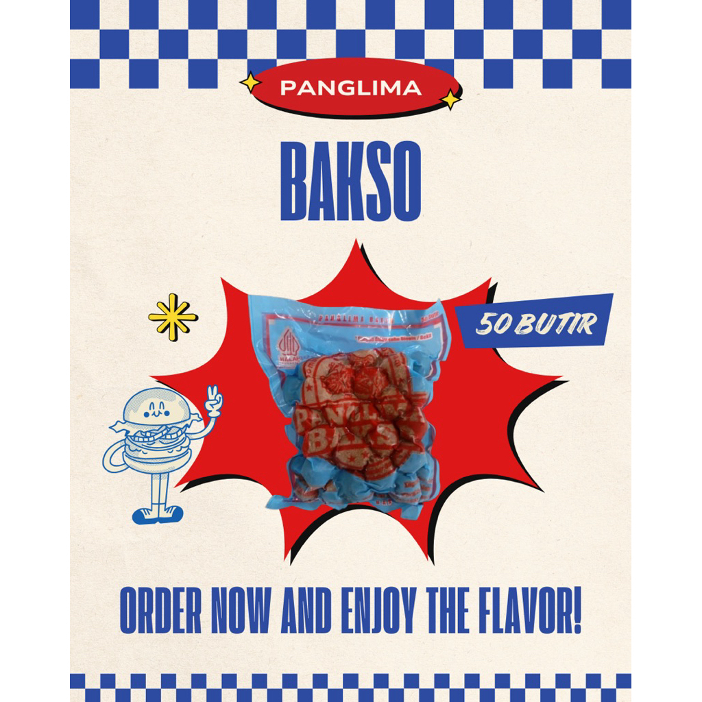 PANGLIMA Bakso 50 Butir