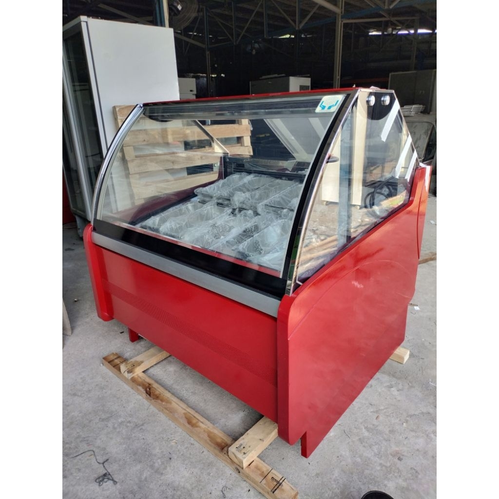 SECOND/BEKAS GELATO SHOWCASE 12 BIN GEA/DISPLAY GELATO SUNNY-12 BIN GEA