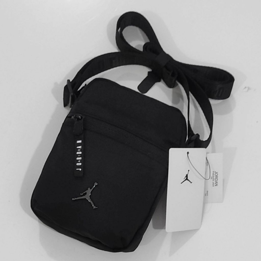 TAS SELEMPANG JORDAN AIRBORNE FESTIVAL SLING BAG Black ORIGINAL *LIMITED STOCK