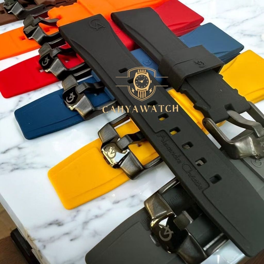 Tali Jam Tangan Alexander Christie Rubber Strap Alexander Christie Premium