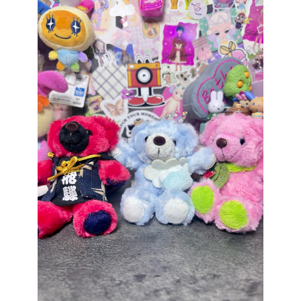 Fujisey Bear Plushie Ganci Keychain